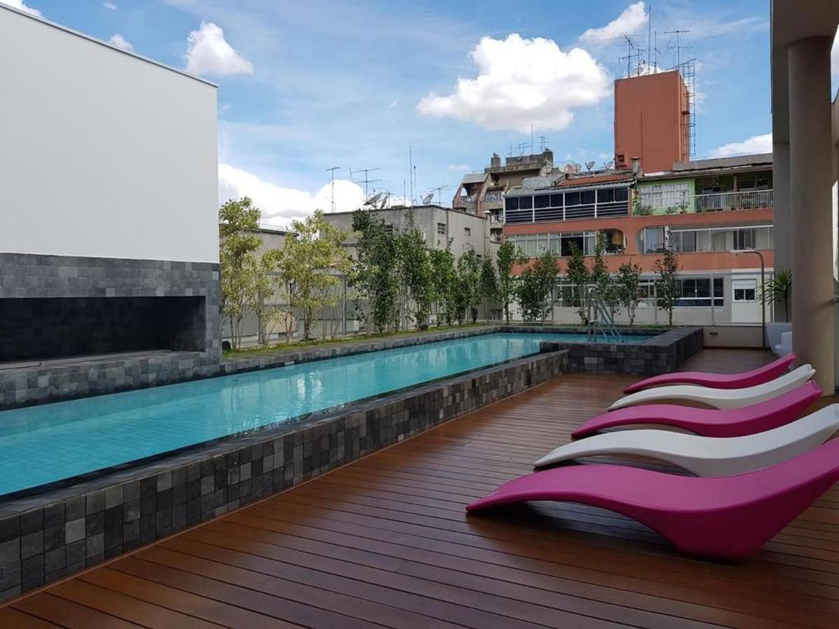 Ap R.Augusta C/Infinity Pool Prox Shop Frei Caneca Σάο Πάολο Εξωτερικό φωτογραφία